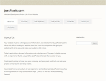 Tablet Screenshot of justpixels.com